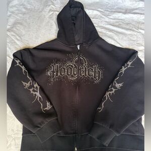 Hoodrich Black Hoodie for Women